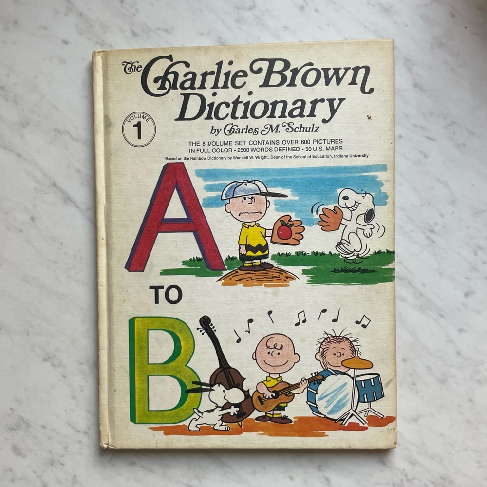 Charlie Brown Dictionary, Vol. 1: A to B by Charles M Schulz